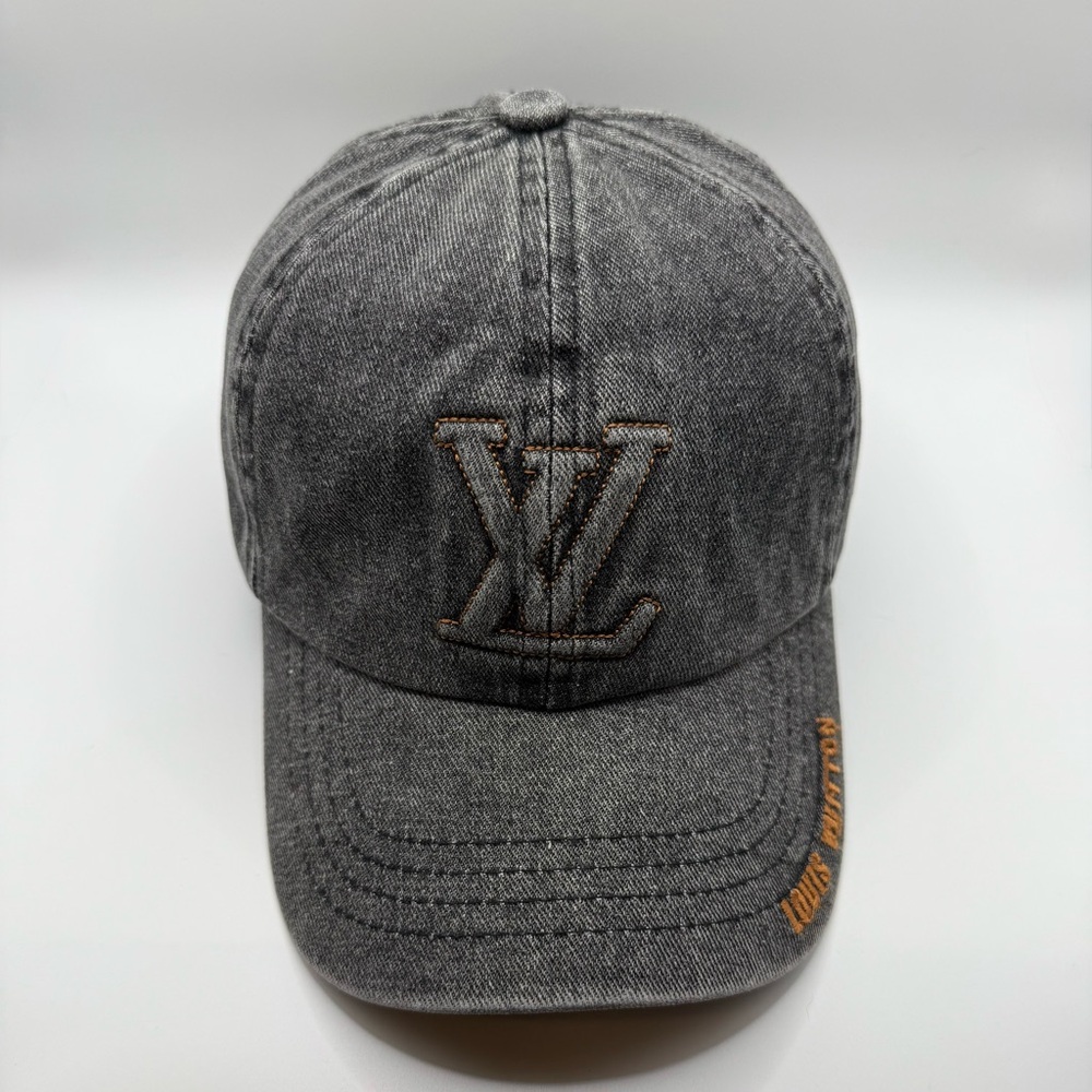 NEW Black Denim Cap - Picture 4 of 5